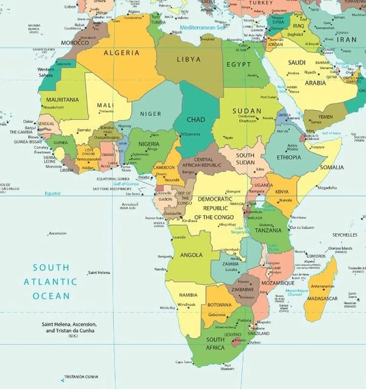 Map of Africa